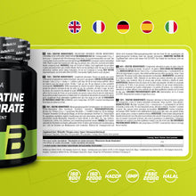 Carica l'immagine nel visualizzatore di Gallery, BioTechUSA 100% Creatine Monohydrate, Creatin monoidrato di grado farmaceutico in polvere senza aggiunta di sapore, 300 