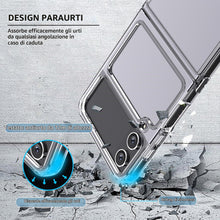 Carica l'immagine nel visualizzatore di Gallery, Anoowkoa Custodia Cover per Samsung Galaxy Z Flip 4 CASE Ultra Sottile Morbido TPU e PC Trasparente Silicone Antiurto Pr