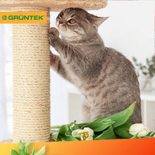 Carica l'immagine nel visualizzatore di Gallery, GRÜNTEK Corda Tiragraffi per Gatti 6mm - Spago per Decorazioni, Orto, Giardinaggio 60 Metri | Corda Sisal in Juta 100% N