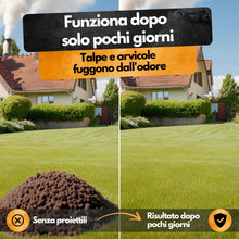 Carica l'immagine nel visualizzatore di Gallery, Repellente per talpe e arvicole - 100 palline - Profumo di limone EUCALIPTO - Biodegradabile - Efficace contro talpe e a