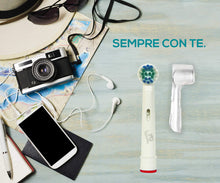 Carica l'immagine nel visualizzatore di Gallery, 8 Testine di Ricambio Compatibili Precision Clean Generiche 3AG + 8 Copritestine di Protezione Igienici per spazzolino e