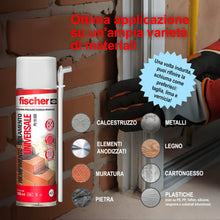 Carica l'immagine nel visualizzatore di Gallery, Fischer Schiuma Poliuretanica PU 1K 500 ml