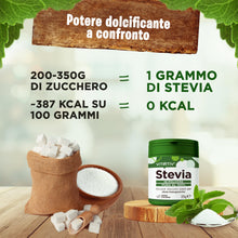 Carica l'immagine nel visualizzatore di Gallery, VITATIV Stevia Pura in Polvere - Rebaudioside A 98% Dolcificante Naturale - Zero Calorie, Ideale per Diete Ketogeniche, 