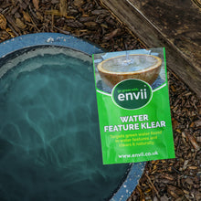 Carica l'immagine nel visualizzatore di Gallery, envii Water Feature Klear - Trattamento Dell'acqua Verde Naturale per Giochi d'acqua e Pulizia Fontana acqua, Funziona a