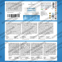 Carica l'immagine nel visualizzatore di Gallery, Bandini® Lattasi DEPOT 15.000 FCC | 80 Compresse a Lento Rilascio (6 ORE) |