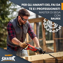 Carica l'immagine nel visualizzatore di Gallery, BAURIX® Lame per Sega a Gattuccio 5 Pezzi 240 mm – Legno, 5 TPI
