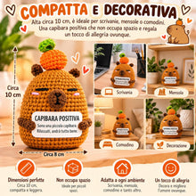 Carica l'immagine nel visualizzatore di Gallery, EQUIK PRODUCTS Capibara Positiva – Regalo Originale e Divertente per Donna o Uomo | Idea Regalo Compleanno Amica, Colleg