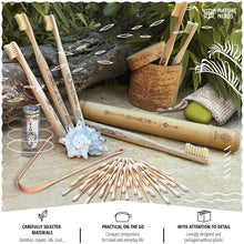 Carica l'immagine nel visualizzatore di Gallery, Nature Nerds - Filo interdentale naturale in flacone vetro, 1 bobina, 30 m