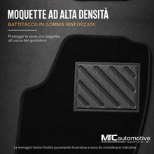 Carica l'immagine nel visualizzatore di Gallery, Tappetini Volkswagen Polo 9N-9N3 2001-2009, Su Misura, Set 4 Pezzi Neri