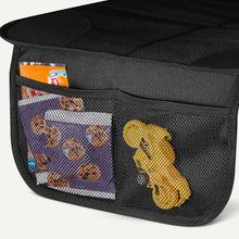 Carica l'immagine nel visualizzatore di Gallery, Amazon Basics - Coprisedile per Auto con Imbottitura in Schiuma e Tasche Portaoggetti, Misura Universale, Protezione Sed