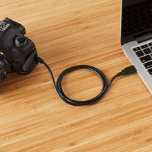 Carica l'immagine nel visualizzatore di Gallery, Amazon Basics Cavo USB-A 2.0 maschio/Mini USB B (0.9 m) per Personal computer, Nero