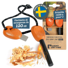 Carica l'immagine nel visualizzatore di Gallery, Light My Fire Acciarino per Fuoco Pietra Focaia Kit Sopravvivenza Militare