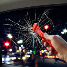 Carica l'immagine nel visualizzatore di Gallery, Heldenwerk Martello di emergenza per auto con taglia cinture - Set di 2 Martelletto rompivetro auto con punte indurite -