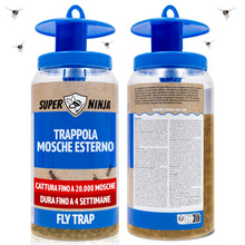 Carica l'immagine nel visualizzatore di Gallery, Super Ninja Trappola per Mosche da Esterno Riutilizzabile, con Attrattivo