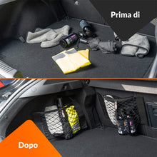 Carica l'immagine nel visualizzatore di Gallery, Upgrade4cars Rete Bagagliaio Auto con Velcro 2 Pezzi 40 x 25 cm Accessori