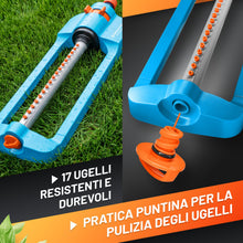 Carica l'immagine nel visualizzatore di Gallery, GRÜNTEK Irrigatore Giardino Oscillante Automatico. Irrigatori da Giardino.