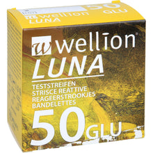 Carica l'immagine nel visualizzatore di Gallery, Med Trust Dispositivo Medicale Wellion Luna Glicemia, Strisce, Multicolore, 50 Unità