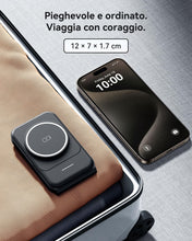 Carica l'immagine nel visualizzatore di Gallery, INIU Caricatore Wireless iPhone, Magnetic 3 in 1 Base Ricarica Certificato Qi, Da viaggio Caricabatterie Wireless Univer