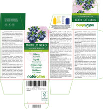 Carica l'immagine nel visualizzatore di Gallery, Mirtillo nero (Vaccinium myrtillus) foglie e frutti Naturalma - 150 g - 300 compresse - Integratore alimentare - Natural