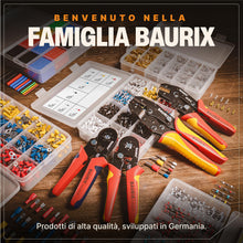 Carica l'immagine nel visualizzatore di Gallery, BAURIX ® Puntalini Elettrici Set 2000 Pezzi - Assortimento Capicorda Elettrici ordinati secondo le norme DIN - [0,5-10 m