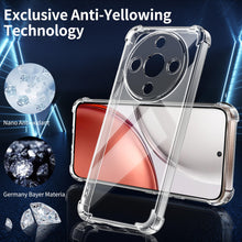 Carica l'immagine nel visualizzatore di Gallery, Tentoki 3 in 1 Cover e Vetro Temperato per Honor Magic 8 Lite, [Cuscino d'Aria Integrato] TPU Custodia Protettiva Antiur