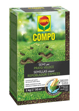 Carica l'immagine nel visualizzatore di Gallery, COMPO SEMI per Prato Veloce, Miscela Speciale, Seme Ricoperto, Per rigenerare Tappeti Erbosi, 1 kg