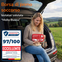 Carica l'immagine nel visualizzatore di Gallery, Upgrade4cars Kit Pronto Soccorso Auto Versione 2026 Norma DIN 13164