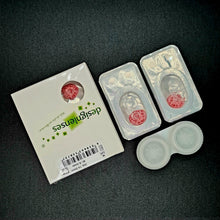 Carica l'immagine nel visualizzatore di Gallery, DESIGNLENSES, lenti a contatto colorate per costume di Halloween,bagliore/luminoso lenti, senza gradazione, 1 paio (2 pz