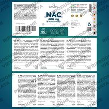 Carica l'immagine nel visualizzatore di Gallery, Bandini® NAC N-Acetil-Cisteina 600mg - 90 Compresse con Acetyl Cisteina -