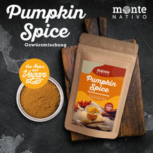 Carica l'immagine nel visualizzatore di Gallery, Pumpkin Spice Monte Nativo (250 g) – Zucca Spezia – Ideale per il latte Pumpkin Spice – Condimenti delicatamente essicca