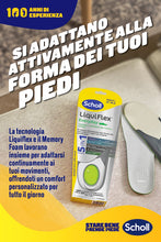 Carica l'immagine nel visualizzatore di Gallery, Dr. Scholl's Liquiflex Everyday, Solette Ortopediche Regolabili Anti-Odore in Memory Foam con Tecnologia 5 in 1 per Tutt