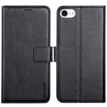 Carica l'immagine nel visualizzatore di Gallery, Peakally Cover per iPhone SE 2022 5G/SE 2020/6/6S/7/8, Flip Caso in PU Pelle Premium Portafoglio Custodia per iPhone SE 