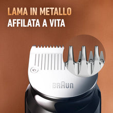 Carica l'immagine nel visualizzatore di Gallery, King C. Gillette Kit Regolabarba Uomo, Rasoio Elettrico con Accessori, Nero