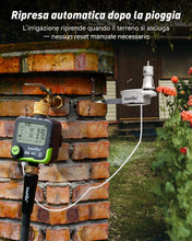 Carica l'immagine nel visualizzatore di Gallery, RAINPOINT Sensore pioggia per computer di irrigazione ITV156, spegnimento automatico della pioggia, per timer, irrigazio