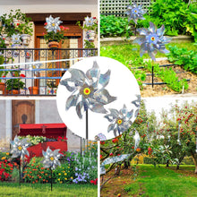Carica l'immagine nel visualizzatore di Gallery, Repellente per Uccelli e Piccioni, 4 Pezzi per Uccelli e Uccelli, Riflettente, per Giardino, Balcone, Mulino a Vento Rif