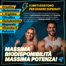 Carica l'immagine nel visualizzatore di Gallery, Italian Elite® Creatine Extreme – Creatina Monoidrata Micronizzata, 120 Compresse, Integratore per Sport e Palestra con 
