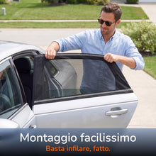 Carica l'immagine nel visualizzatore di Gallery, Upgrade4cars 2 x Tendine Parasole Auto Bambini UPF 15 Anti UV Accessori
