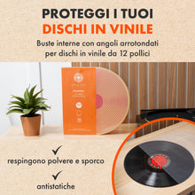 Carica l'immagine nel visualizzatore di Gallery, SPINCARE Dynamic 50x Buste Interne Antistatiche per Vinili 33 Giri