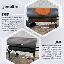 Carica l'immagine nel visualizzatore di Gallery, JENOLITE Directorust Vernice spray per barbecue e stufa - Nero opaco - Resistente alle alte temperature Fino a 650°C - 4