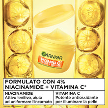 Carica l'immagine nel visualizzatore di Gallery, Garnier Vitamina C Fresh and Bright, Crema Sorbetto Idratante Anti-Macchie, Texture Fresca e Ultra Leggera, Con Niacinam