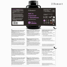 Carica l'immagine nel visualizzatore di Gallery, NAC &amp; L-Glutatione Liposomiale - 120 Capsule Gastroresistenti