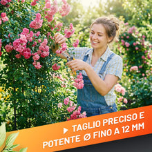 Carica l'immagine nel visualizzatore di Gallery, GRÜNTEK Forbici Cesoie da Potatura Bonsai Fiori Rose Giardino KITE 200mm. Cesoie da Giardinaggio con Lame in Acciao al C