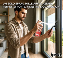 Carica l'immagine nel visualizzatore di Gallery, IPEA 2x Spray al Silicone Lubrificante, Protettivo 400 ml [800ml totali] - 2 PEZZI - Made in Italy - Multiuso Incolore A