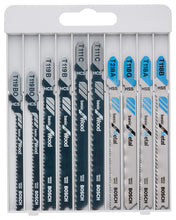 Carica l'immagine nel visualizzatore di Gallery, Bosch Professional Set da 10 Pezzi di lame per seghetto alternativo Basic for Wood and Metal, per legno e metallo, acces