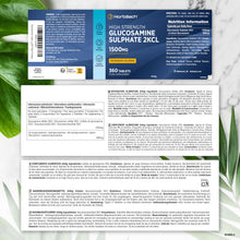 Carica l'immagine nel visualizzatore di Gallery, Glucosamina Solfato 1500 mg 2KCl - 360 Compresse