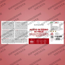 Carica l'immagine nel visualizzatore di Gallery, Bandini® Aceto di Sidro di Mele Complex 1860mg, 180 Capsule Vegane