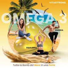 Carica l'immagine nel visualizzatore di Gallery, Vitastrong Omega 3, 700mg EPA DHA 500mg, Vitamina E Capsule Molli Premium