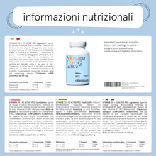 Carica l'immagine nel visualizzatore di Gallery, Vitamina D3+K2 (Dura 1 anno e 4 mesi) 500 Microcompresse – ELETTO PRODOTTO DELL’ANNO 2026 - Senza Biossido di Silice, Vi