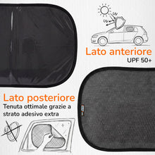 Carica l'immagine nel visualizzatore di Gallery, Upgrade4cars 2 x Parasole Auto per Bambini con Protezione UV UPF 50+