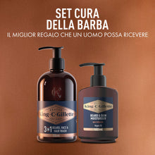 Carica l'immagine nel visualizzatore di Gallery, King C Gillette Kit Perfetto per Cura del Viso, Detergente, Crema Idratante